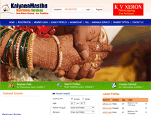 Tablet Screenshot of kalyanamasthu.org